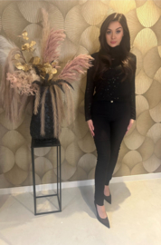 Radical top Dorothea black/gold