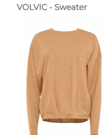 Volvic sweater camel
