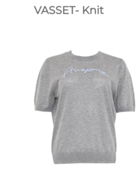 Vasset-knit Grey blue