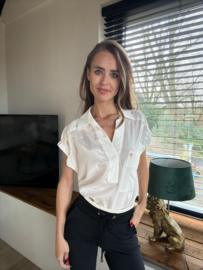 Lorense vj26 Blone blouse wit