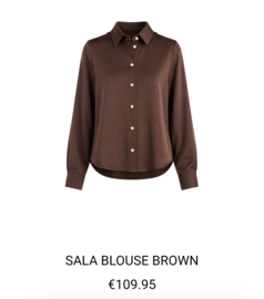 Sala  blouse brown