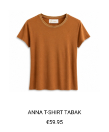 Anna t-shirt tabak