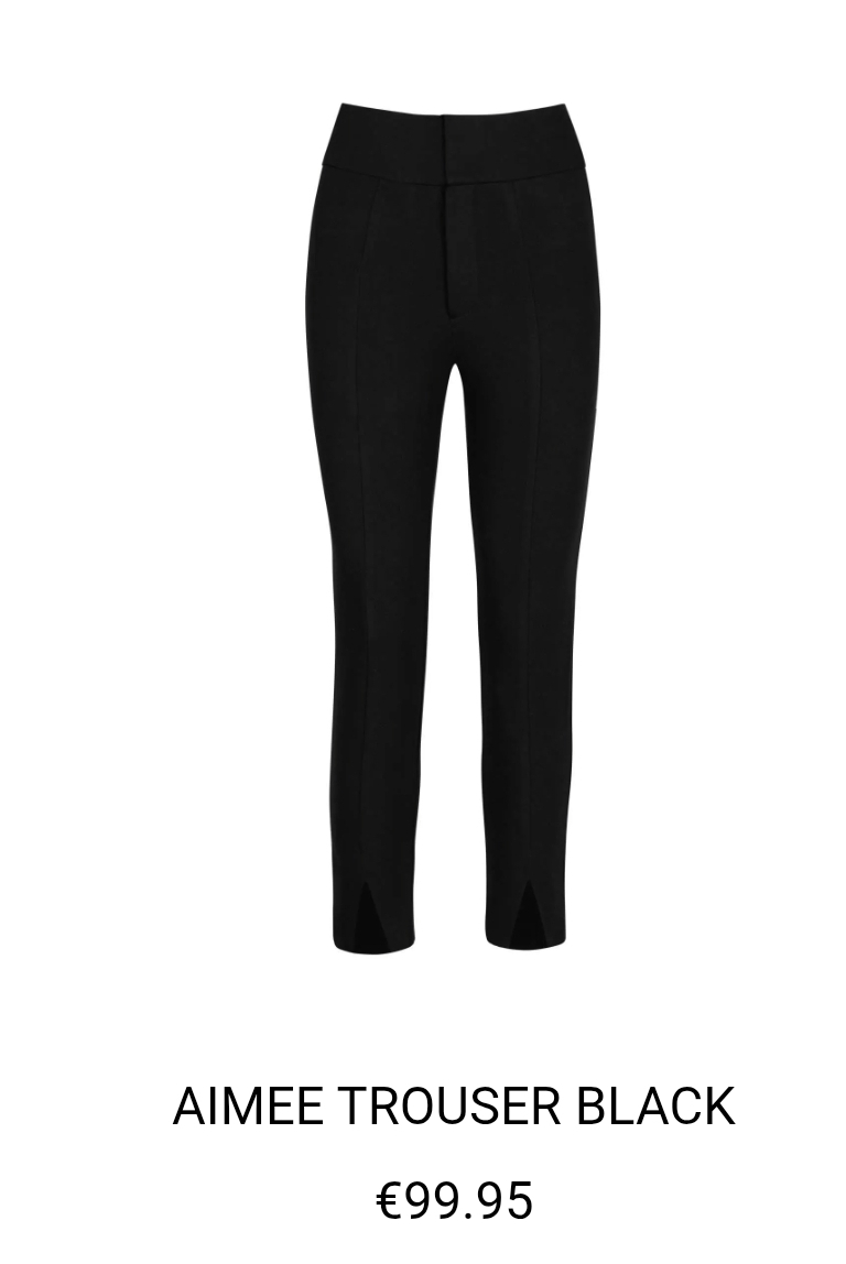 Lorense Soof trouser black