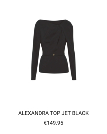 Alexandra top black