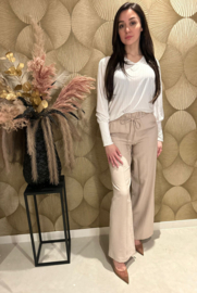 Mirte top sand stripe
