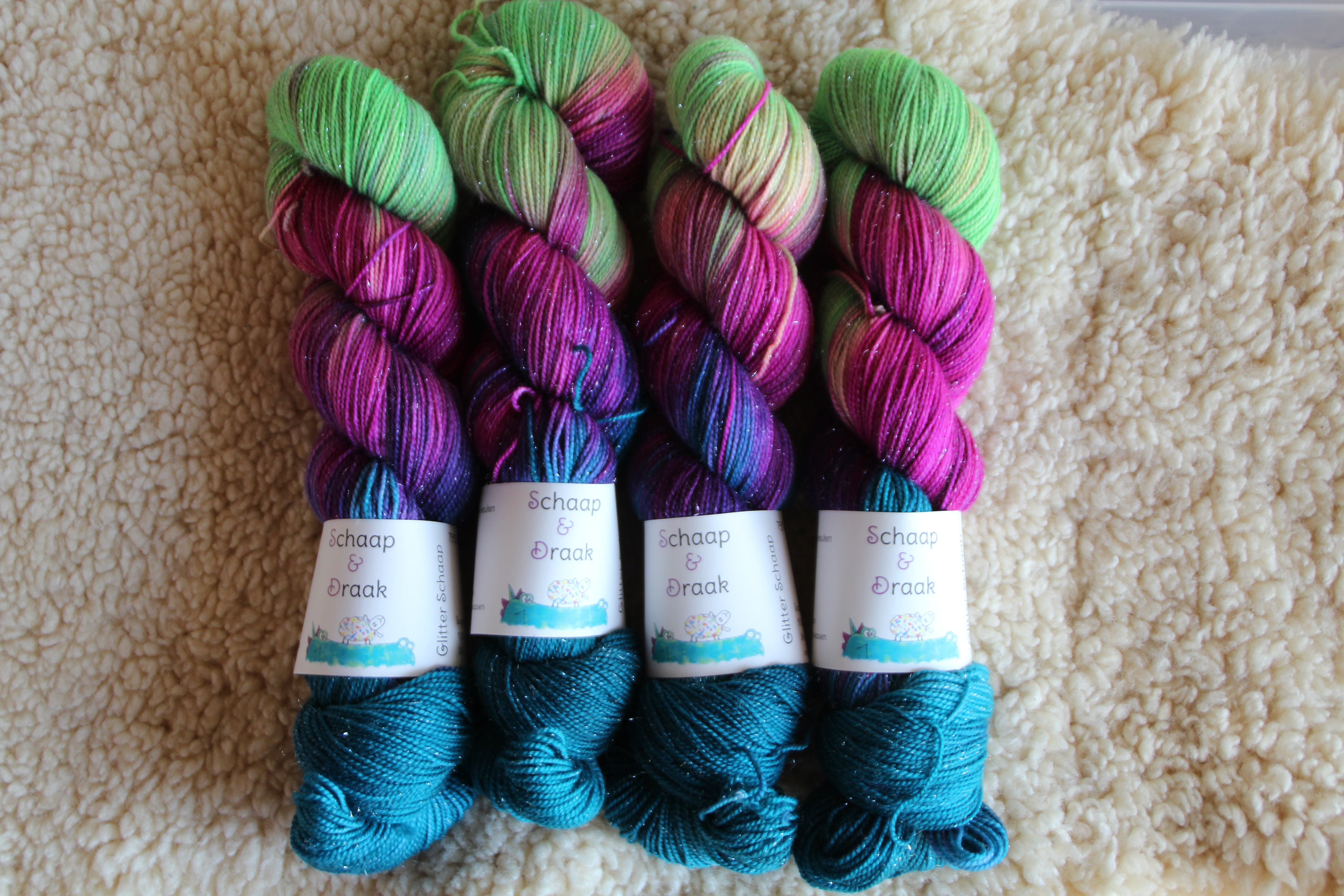 Glitter Schaap - 4ply