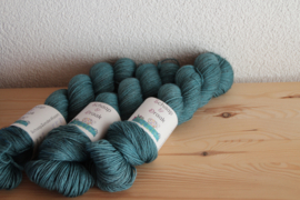Merino/Yak/Zijde - Donker TealGroen