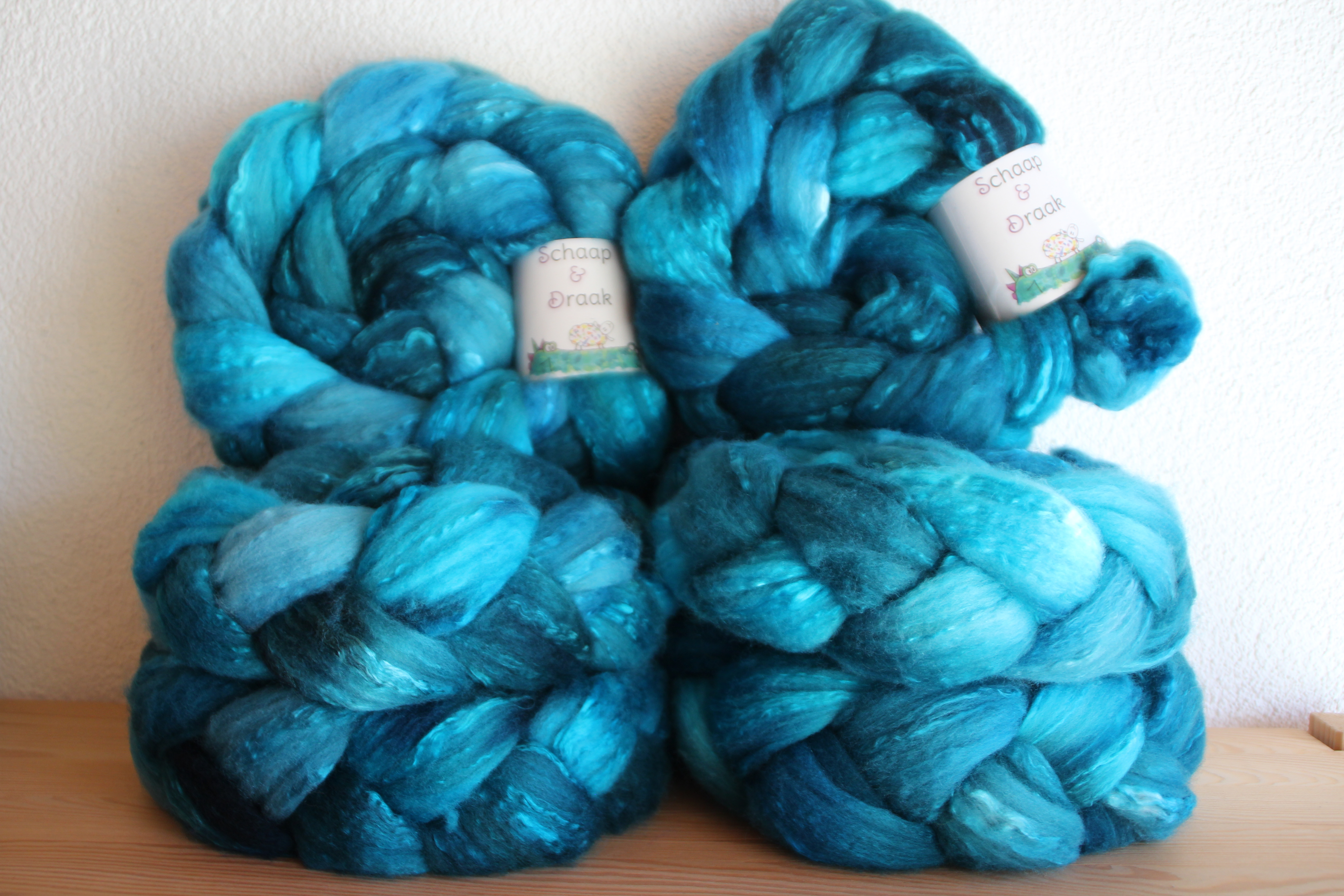 Merino/Zijde - ZeeGroen
