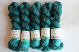Merino/Yak/Zijde - ZeeGroen