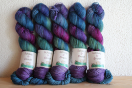 Merino/Yak/Zijde - Lente PauwVogel