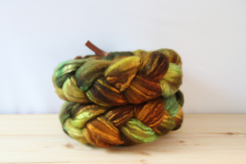 Merino/Zijde - BruinGroen