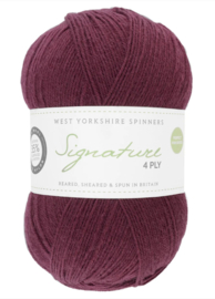 West Yorkshire Spinners Signature 4ply  - Mulberry