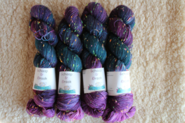 Merino/Neon Donegal nep - GroenPaars