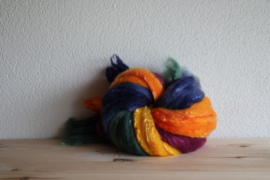 Lontwol Set HerfstKleuren Merino/Zijde