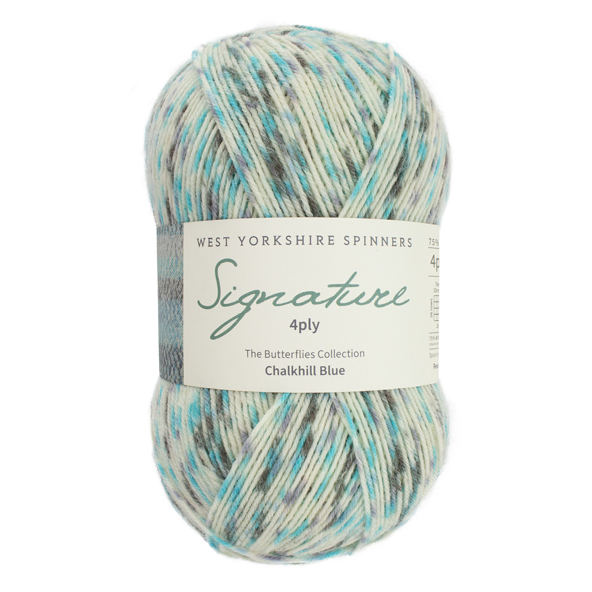 West Yorkshire Spinners Signature 4ply Butterflies - Chalkhill Blue