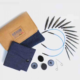 Verwisselbare Naalden Set Mini Indigo - Hout