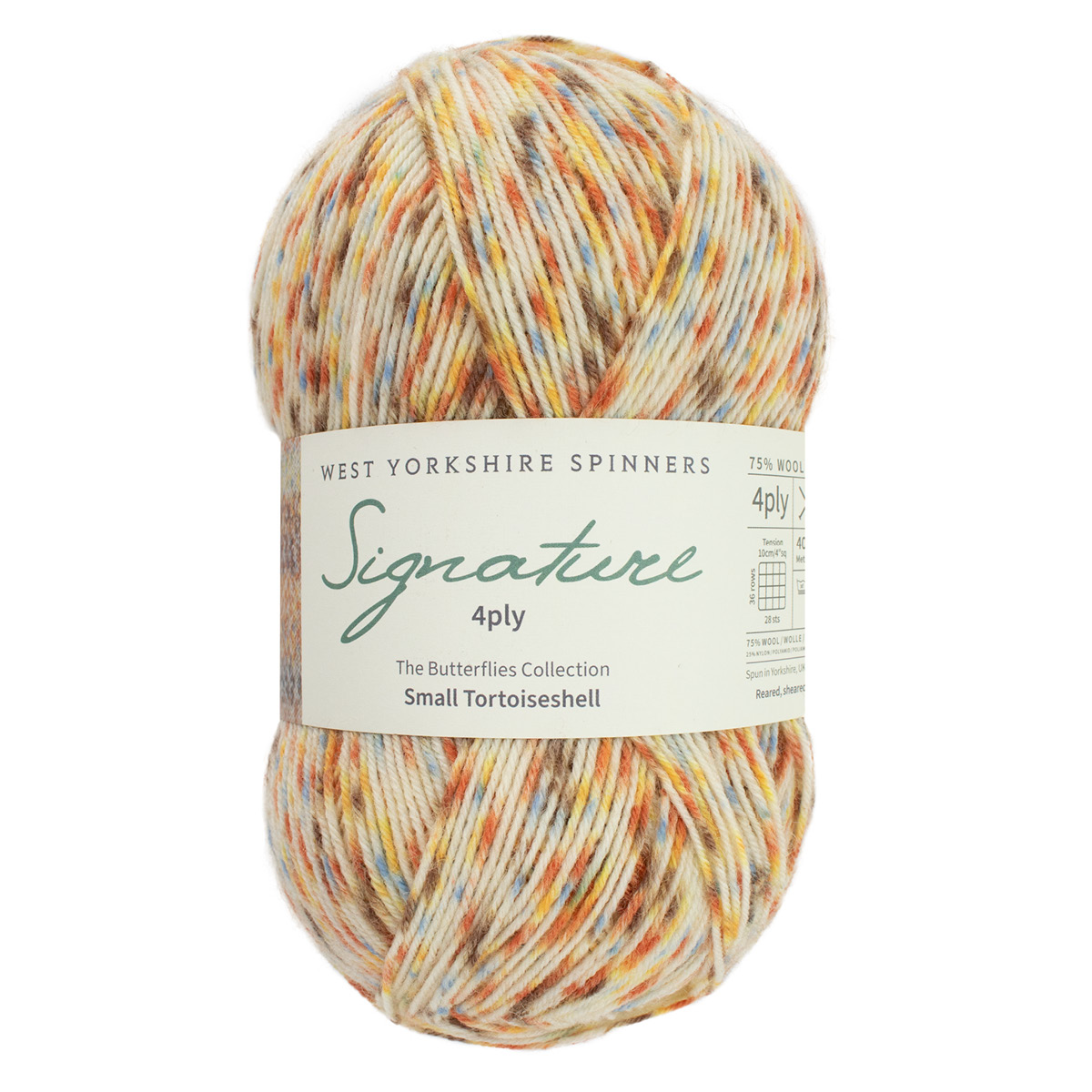 West Yorkshire Spinners Signature 4ply Butterflies - Small Tortoiseshell