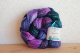 Merino/Zijde - BlauwPaarsGroen