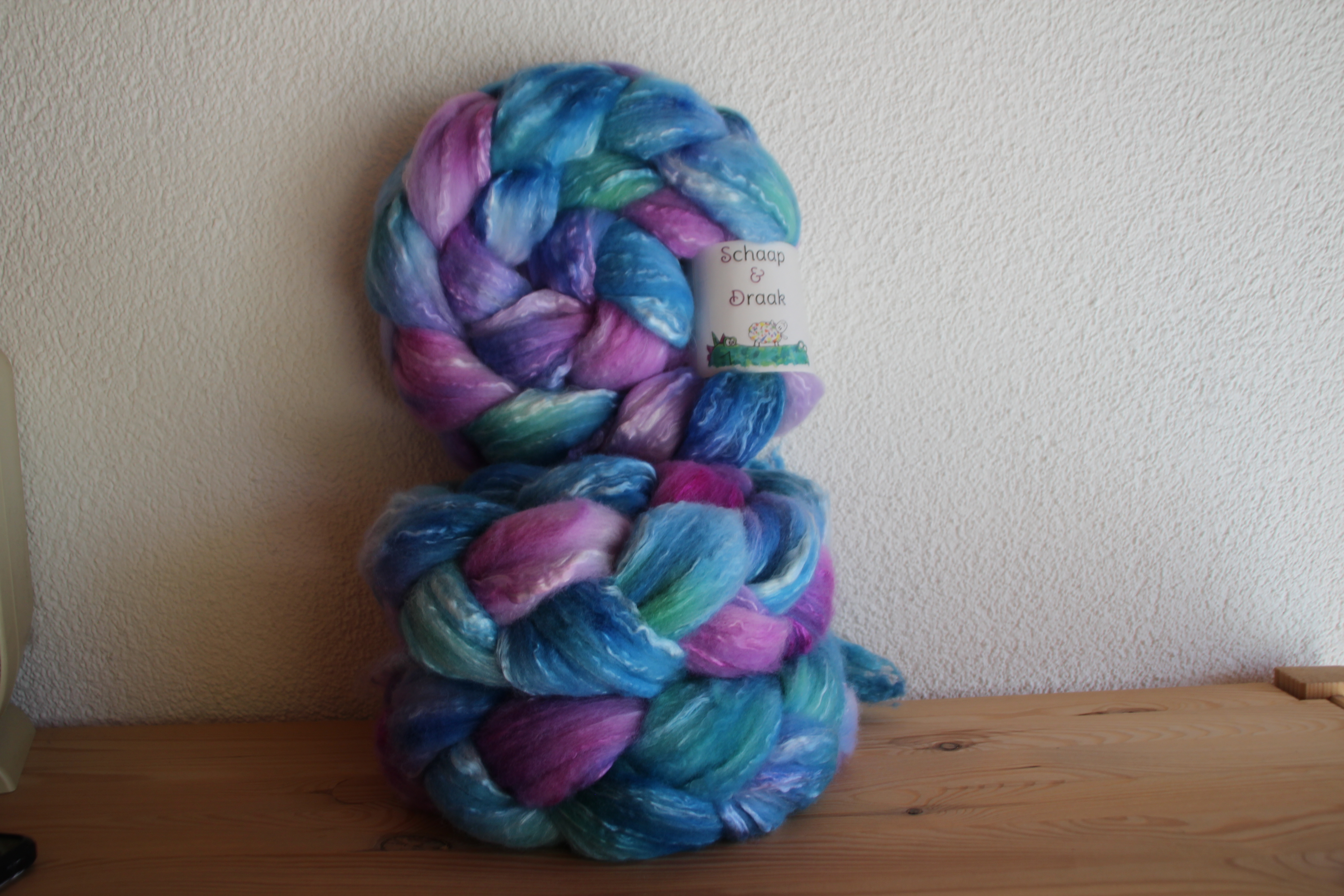 Merino/Zijde - Lente PauwVogel