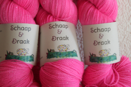Glitter Schaap - Fluo Flamingo