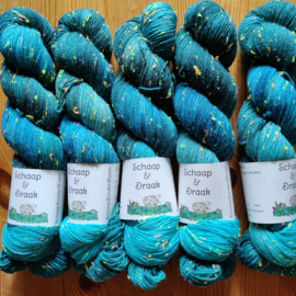 Merino/Neon Donegal nep - ZeeGroen