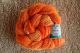 Merino/Zijde - Fluo RegenBoog Kleuren