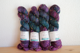 Merino/Neon Donegal nep - GroenPaars