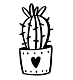 Muursticker CACTUS