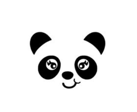 Muursticker SWEET PANDA