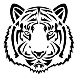 Muursticker TIGER