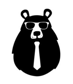 Muursticker COOL BEAR