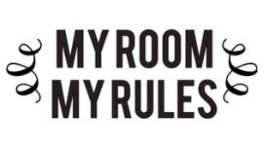 Muursticker MY ROOM MY RULES