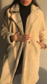 Teddy coat beige