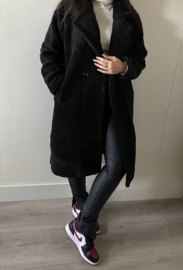 Teddy coat black