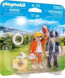 Playmobil 70823 - DuoPack Spoedarts en Politieagente