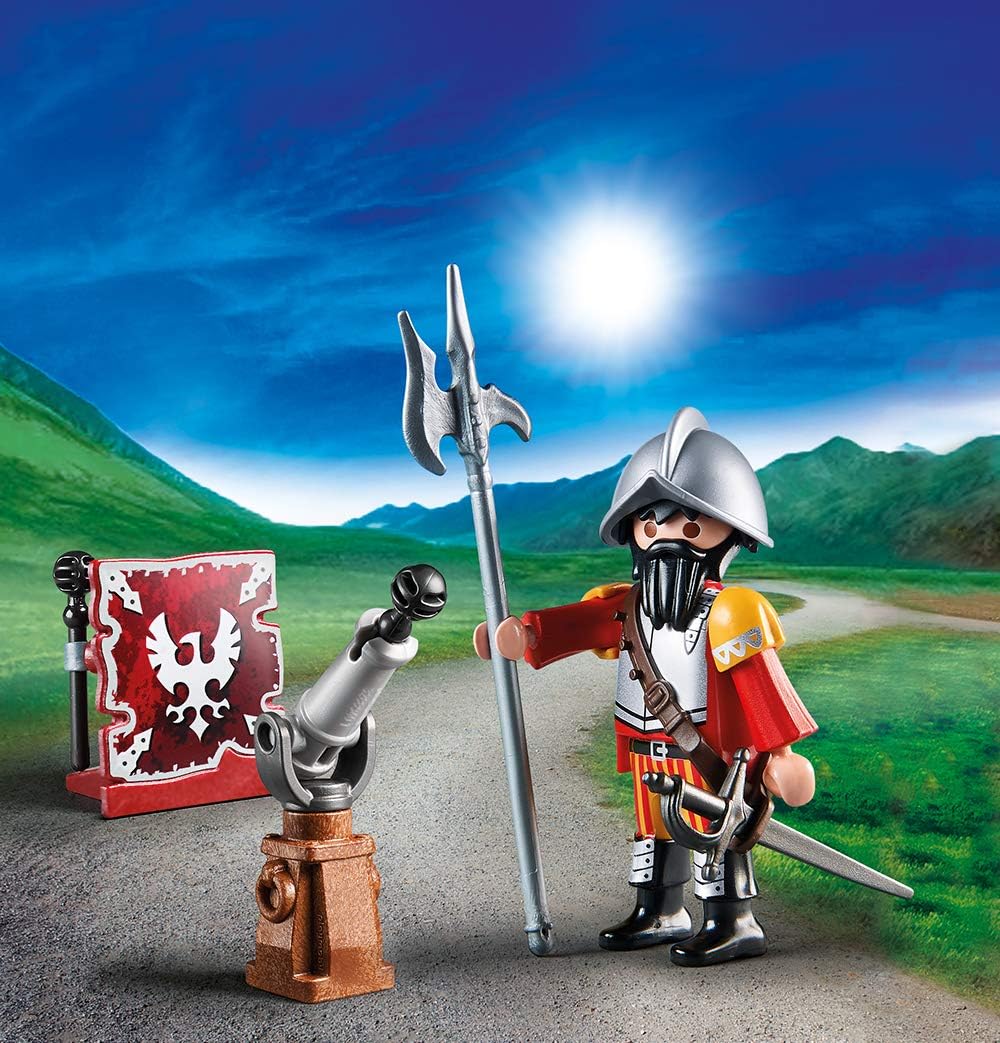 Playmobil 70086 - Soldaat met kanon in rood Paasei