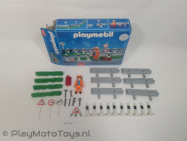 Playmobil 3257 - Wegwerker met geleiderails set, 2ehands