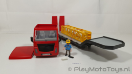 Playmobil 5467 - Zwaar transport vrachtwagen / Truck, 2ehands met doos (B)
