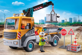 Playmobil 71750 - Vrachtwagen met kraan / Kiepwagen