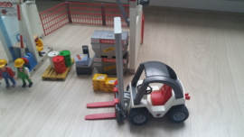 Playmobil 4314 - Vrachthal met heftruck, Gebruikt met doos.