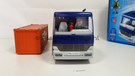 Playmobil 5255 - Cargo truck met container, 2ehands met doos