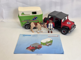 Playmobil 4189 - Paardentransport, gebruikt met handleiding