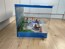 Playmobil 40 jarig jubileum grote winkel vitrine, met licht en draaiplateau ​(sets 5169 & 5456)