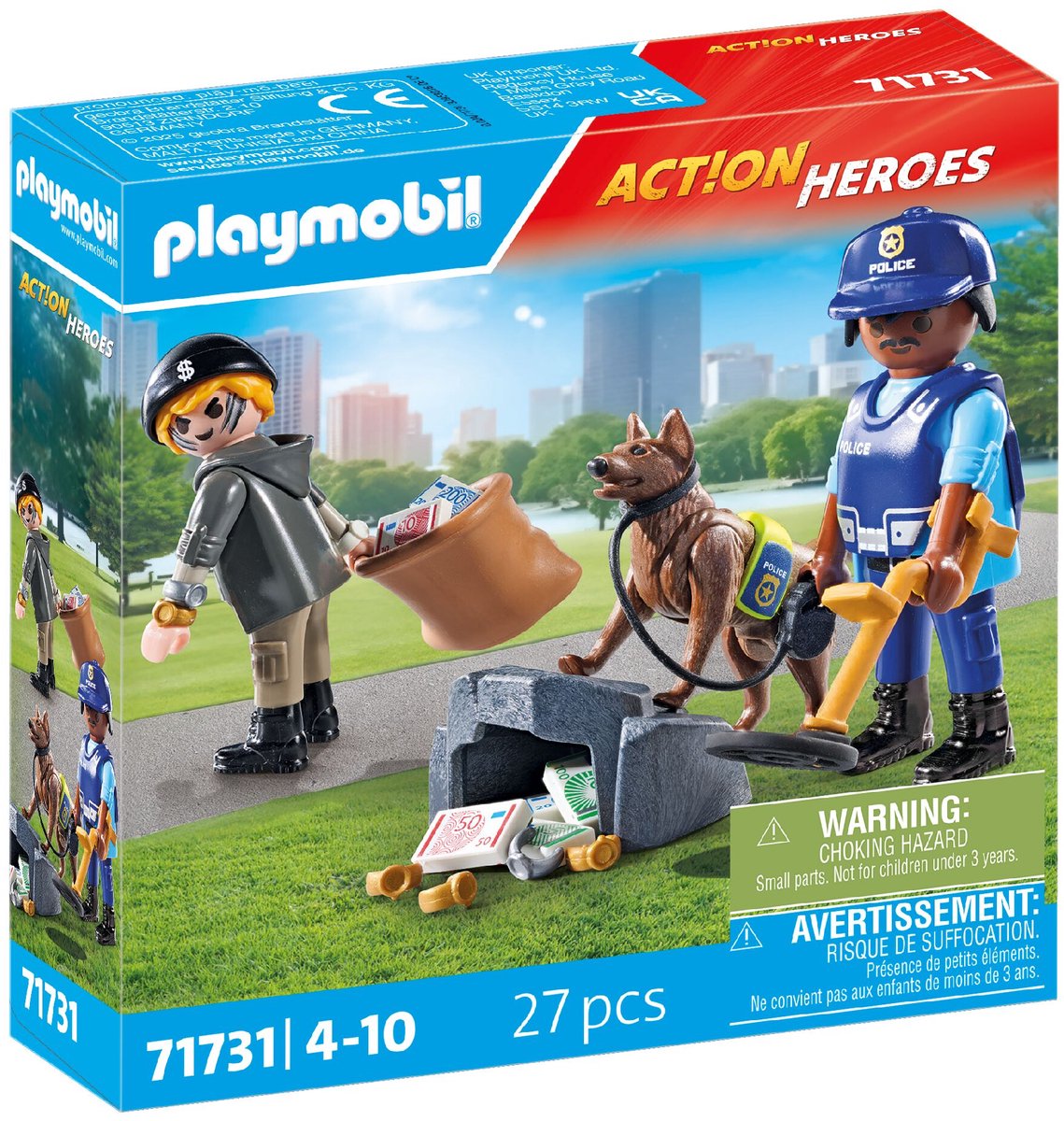 Playmobil 71731 - Politiehond met boef