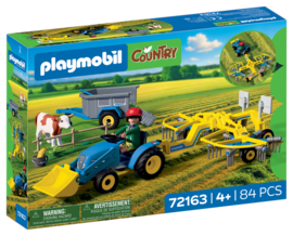 Playmobil 72163 - Kleine tractor met hooihark