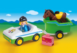 1.2.3. Playmobil 70181 - Wagen met paardentrailer