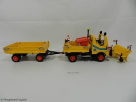 Playmobil 3454 - Sneeuwploeg  / Truck met aanhanger met handleiding, 2ehands (C)