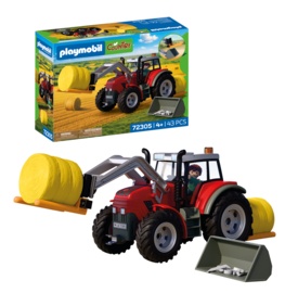 Playmobil 72305 - Grote tractor met hooibalen