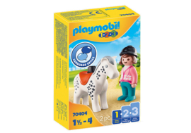 1.2.3. Playmobil 70404 - Ruiter met paard