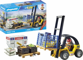 Playmobil 71528 - Promopack Heftruck met Lading